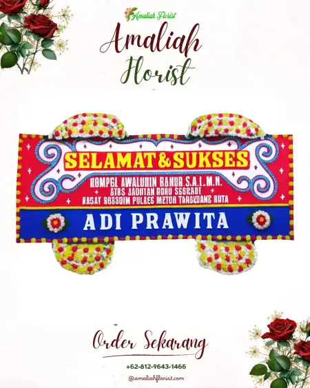 Papan Bunga Ucapan Selamat Bathin Iii